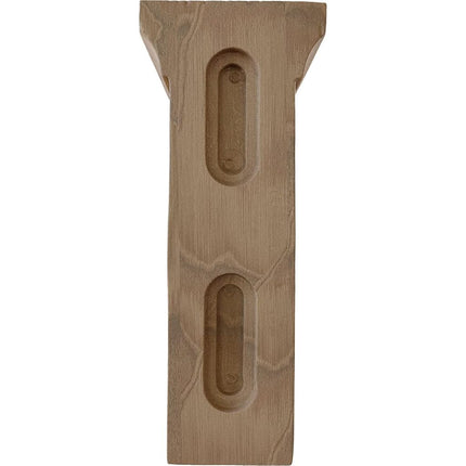 Ekena BKTW02X04X06GOGM 2 1/2-Inch Width x 4-Inch Depth x 6-Inch Height Small Gomez Wood Bracket - Mahogany
