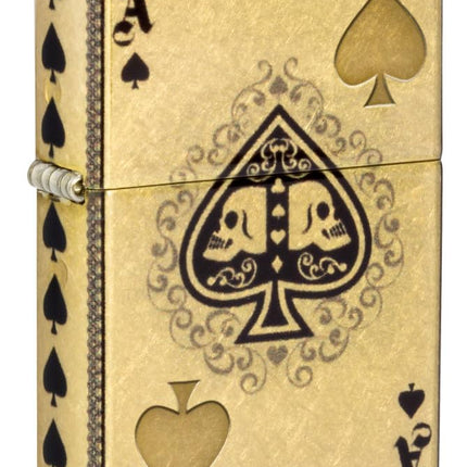 Zippo Windproof Lighter - Ace of Spades Design, 54