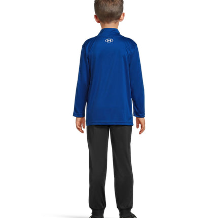 Ensemble de vêtements pour garçons Under Armour UA Unstoppable Knit FZ, Royal Tech Quarterzip, 4