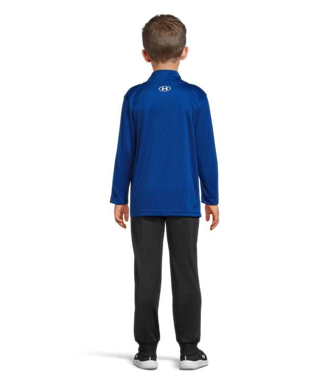 Under Armour UA Unstoppable Knit FZ Set Boys Clothing Set, Royal Tech Quarterzip, 4