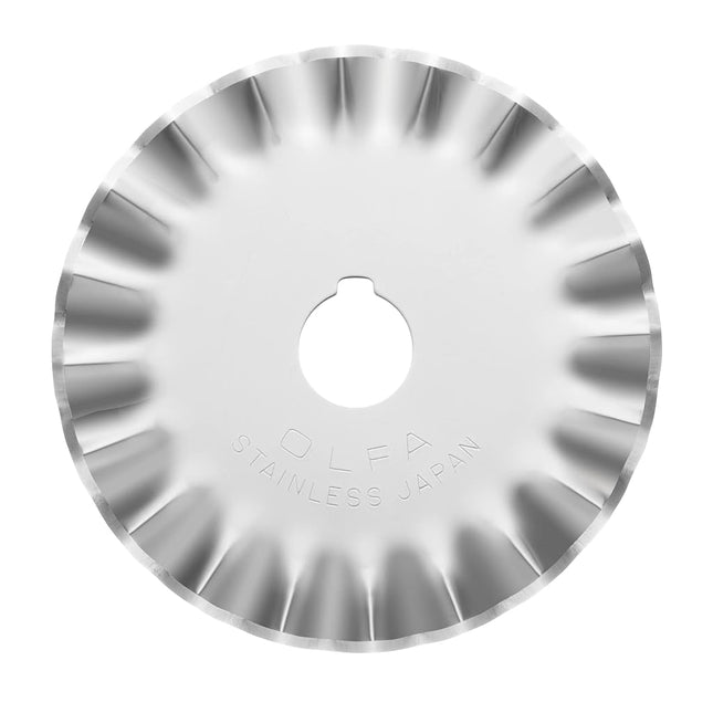 olfa O Pinking Blade, 45 mm Diameter, Silver, By T