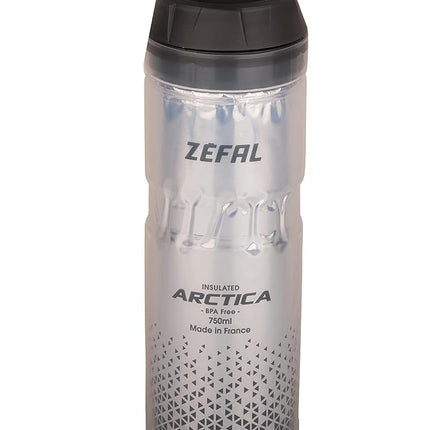 ZEFAL Arctica 75 Water Bottle - 750ml, Bicycle Drinking Bottles - Insulated Bottle - Odourless and Waterproof - BPA-Free Sports Bottle, Black