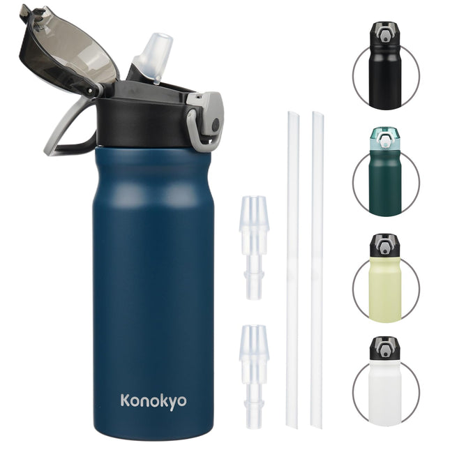 konokyo Insulated Water Bottle 18oz-Navy Blue