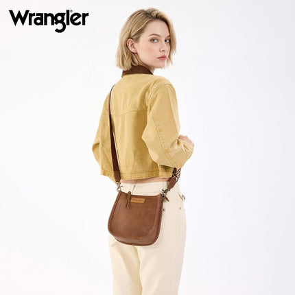 Sac bandoulière petit format Wrangler pour femme, sac à main et sac à épaule de style hobo western
