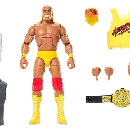 WWE Hulk Hogan The Hulkster with World Heavyweight Belt Mattel Elite Collection Monday Night Wars Series 11 Wrestling Action Figure Toy