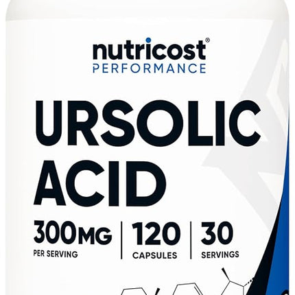 Performance, Ursolic Acid, 120 Capsules (75 mg per Capsule), Nutricost