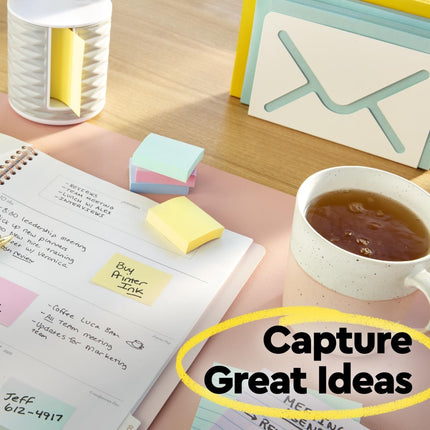 Post-it Notes Value Pack, 1-1/2 x 2-Inches, Canary Yellow, 24-Pads/Pack