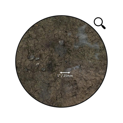 Battle Systems Muddy Streets Gaming Mat 3x3 - Grid