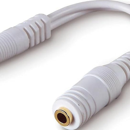 Belkin Speaker and Headphone Splitter, Standard, White