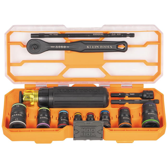 Klein Tools 65242 KNECT Impact Socket Set, Ratchet