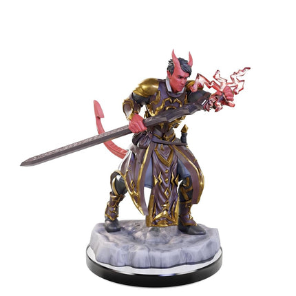 WizKids D&D Nolzur's Marvelous Miniatures: Tiefling Warlocks Dungeons and Dragons Unpainted Miniatures, Undefined