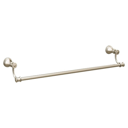 Moen YB6424NL Belfield, barra toallera de 24 pulgadas para baño, níquel pulido