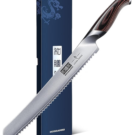 HOSHANHO Bread Knife 10 inch, Ultra Sharp Japanese