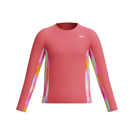 Camiseta de natación de manga larga con protección UV para niña Speedo
