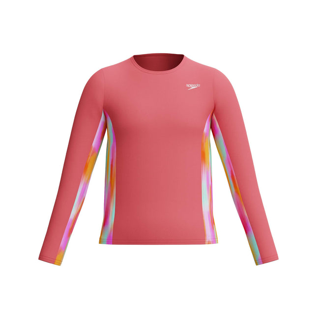 Speedo Girl's Uv Swim Shirt Long Sleeve Rashguard