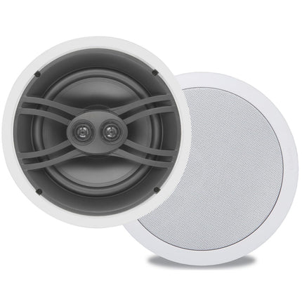 YAMAHA NS-IW280CWH Sistema de altavoces de 3 vías de 6.5" para empotrar en techo (blanco, par)