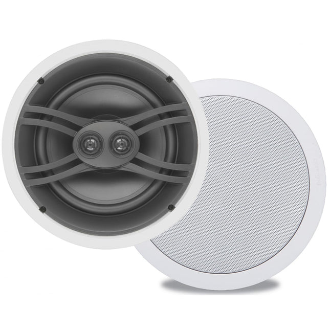 YAMAHA NS-IW280CWH Sistema de altavoces de 3 vías de 6.5" para empotrar en techo (blanco, par)