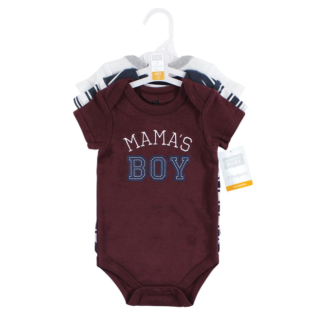 Bodysuits de Algodón Hudson Baby, Mamas Boy, 18-24 Meses