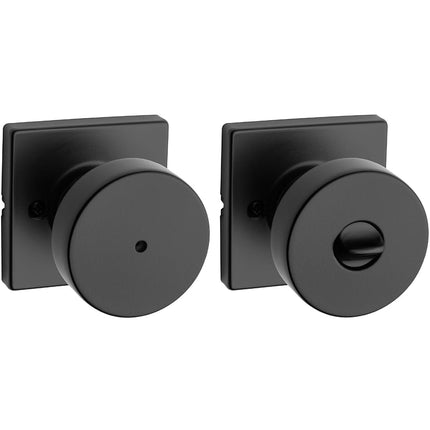 Kwikset 97402-854 Pismo Keyed Entry Door Knob Feat