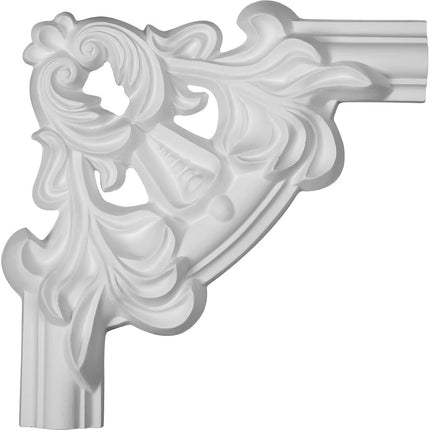 Ekena PML07X07AS-2 W x 7 7/8" H x 3/4" P Ashford II Panel Moulding Corner, Primed