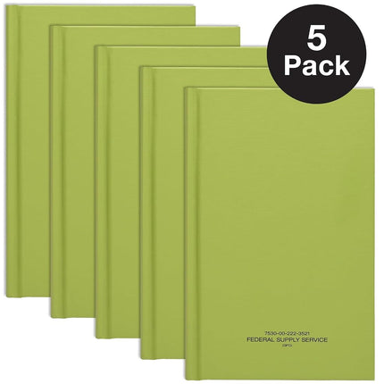Global Printed Products Tactical Military Notebook 5 Pack (5.25" x 8")