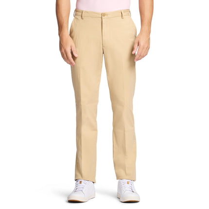 IZOD Men's Saltwater Stretch Flat Front Straight F