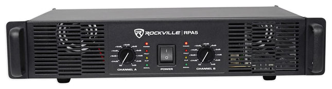Rockville RPA5 1000 Watt Peak / 500w RMS 2 Channel