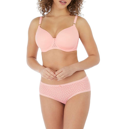 Freya Women's Starlight Underwire Molded T-Shirt Bra, Opaque, Rosewater, 30D