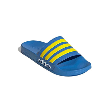 adidas Unisex Adilette Shower Slides Ray Blue/Yellow/Ftwr White 16 UK 52 EU