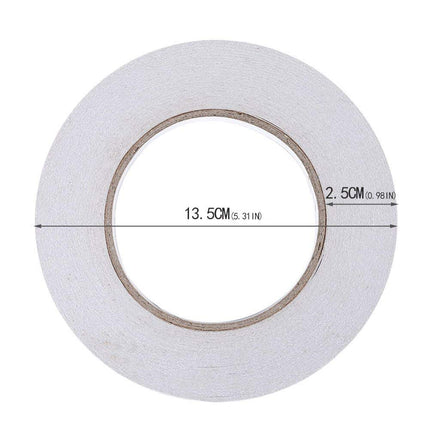 Ultra Thin Double Sided Adhesive Tape (1/2 Inches 55 Yards) Lasting, Acid Free & Heat Resistant, Double Sided Tape for Gifts, Photos, Scrapbooking, Documents, Wallpaper, Crafts, Card and Boxes