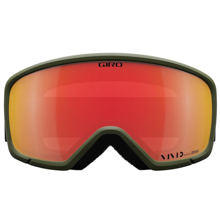 Giro Ringo Snow Goggles - Trail Green Clouddust - Vivid Ember Lens - One Size
