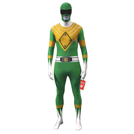 Morphsuits Green Power Ranger Costume, Halloween C