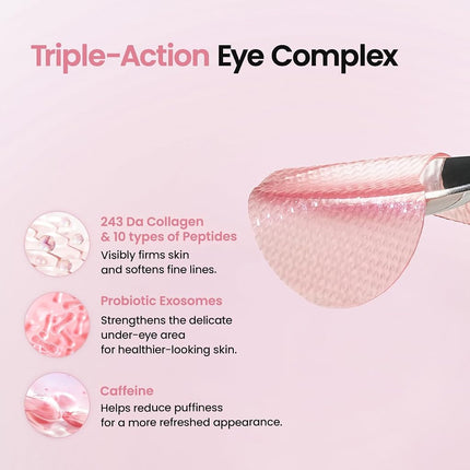 BIODANCE Collagen Eye Patches, Anti Wrinkle & Smile Line Patches for Face, Under Eye Mask for Fine Lines & Eye Bags, Travel Essentials & Self Care Gifts for Women, Korean Skin Care (60 Count)