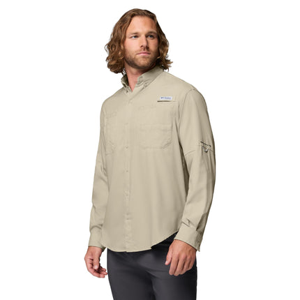 Camisa de manga larga Tamiami II de Columbia para hombre, camisa de manga larga, Fossil, XXL