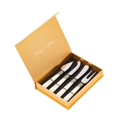 CATHYLIN 4-Piece Cheese Knive Set With Gift Box St