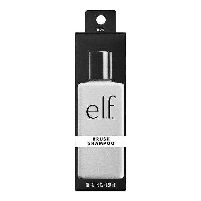 e.l.f. Makeup Brush Shampoo, Washes Away Dirt, Makeup, Oil & Debris & Conditions Bristles, Crafted For Daily Use, Vegan & Cruelty-Free, 4.1 Fl Oz