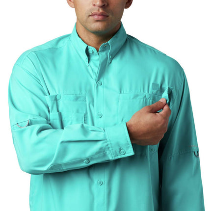 Columbia Men's PFG Tamiami™ II Long Sleeve Shirt, Fossil - X-Large Tall