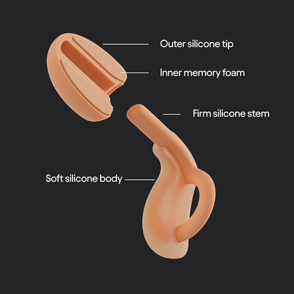 Loop Dream Ear Plugs - Soft Silicone Hearing Protection for Sleep & Snoring