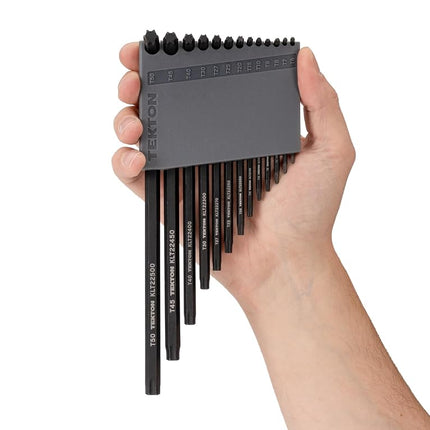 Jeu de clés L étoile TEKTON avec support, 13 pièces (T6-T50) | KLT91402
