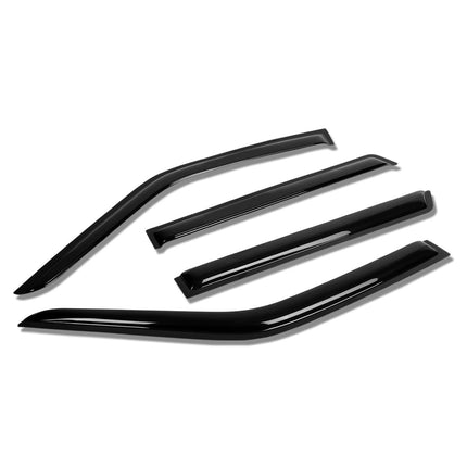DNA Motoring WVS-T2-0058 Dark Smoke Vent Window Vi
