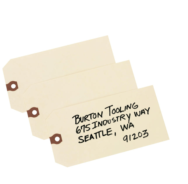 Avery Manila "G" Shipping Tags, Unstrung, Pack of 