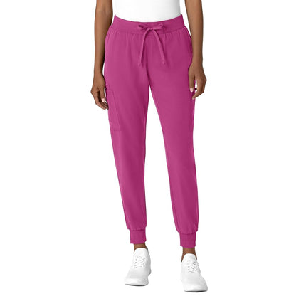 WonderWink Women's Jogger Utility Scrub Pant, Rasp