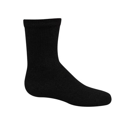 Hanes Chaussettes d'uniforme garçon, anti-humidité, fond rembourré, 10 paires, noir – Paquet de 12, Moyen