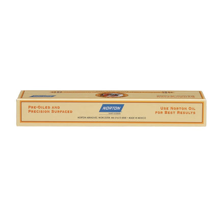 Norton 614636855653 IB8 1-by-2-by-8-Inch Fine/Coarse India Combination Oilstone Red