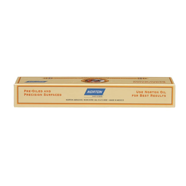 Norton 614636855653 IB8 1-by-2-by-8-Inch Fine/Coarse India Combination Oilstone Red