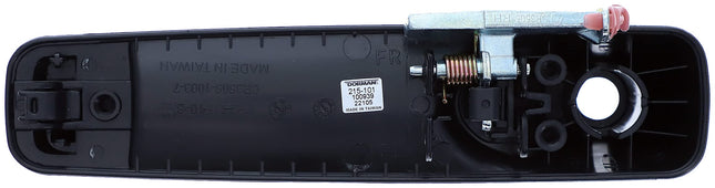 Manija de puerta exterior delantera del lado del pasajero Dorman 15721 compatible con modelos selectos de Dodge/Ram, negra