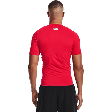 Under Armour Mens UA HG Armour Comp SS, short-sleeved sports t-shirt for men, comfortable and lightweight gym clothes for workouts