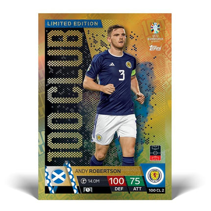 Topps Official Euro 2024 Match Attax - Full Box - 36 Packets of Euro 2024 Match Attax (288 Cards). Ultra-Rare Cristiano Ronaldo Career Celebration to be Found Inside Lucky Boxes.