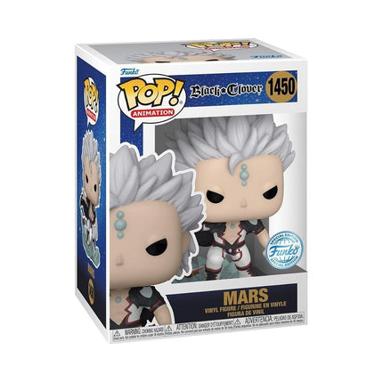 Funko Pop! Animation: Black Clover - Mars with Book (Exc) 71289 - Collectible Vinyl Figure - Gift Idea - Official Merchandise - Toy for Children and Adults - Model Figure for Collectors and Adults