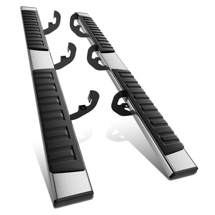DNA MOTORING 6.75" Wide Side Step Running Boards C